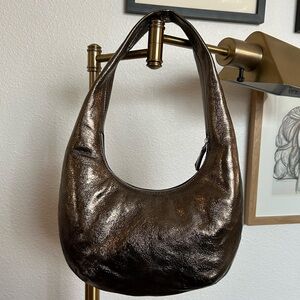 The Medium Bag by Madewell in Metallic Pewter NWT